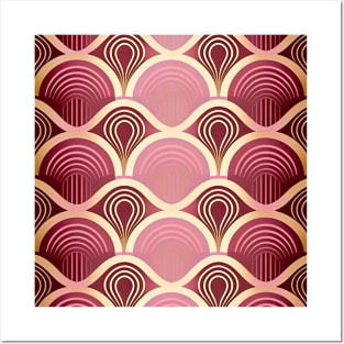 Abstract Pattern - Pinkshades Posters and Art